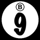 Number B 9
